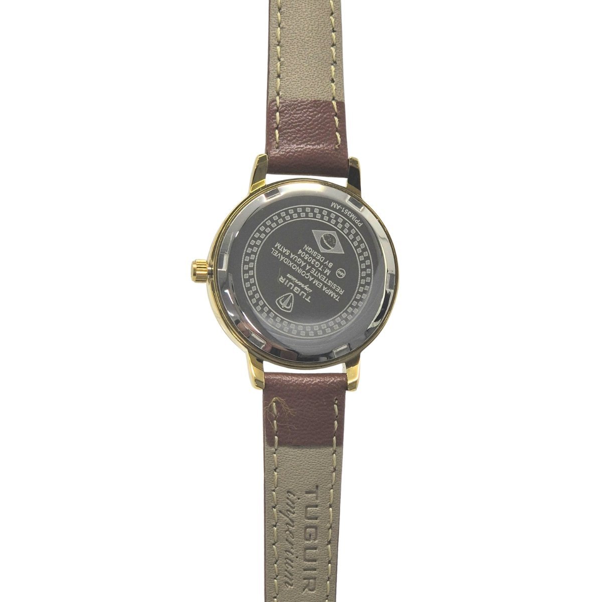 Relógio Feminino Tuguir Analógico Imperium TG30504 Dourado e Prata e Marrom Dourado 5