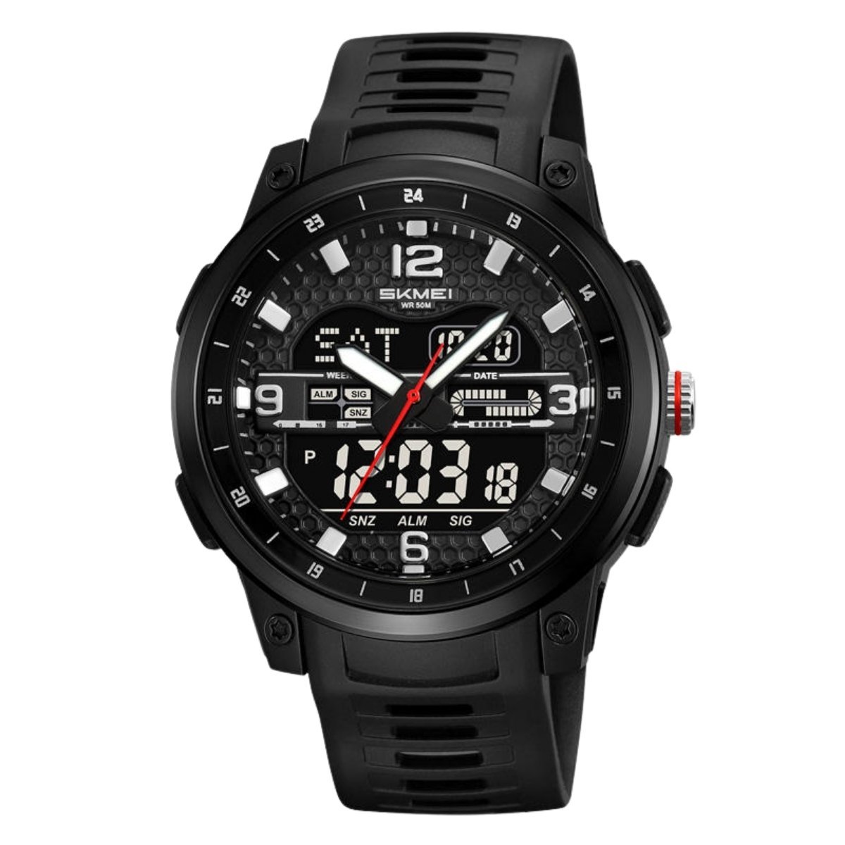 Relógio Masculino Skmei AnaDigi 2401 Preto