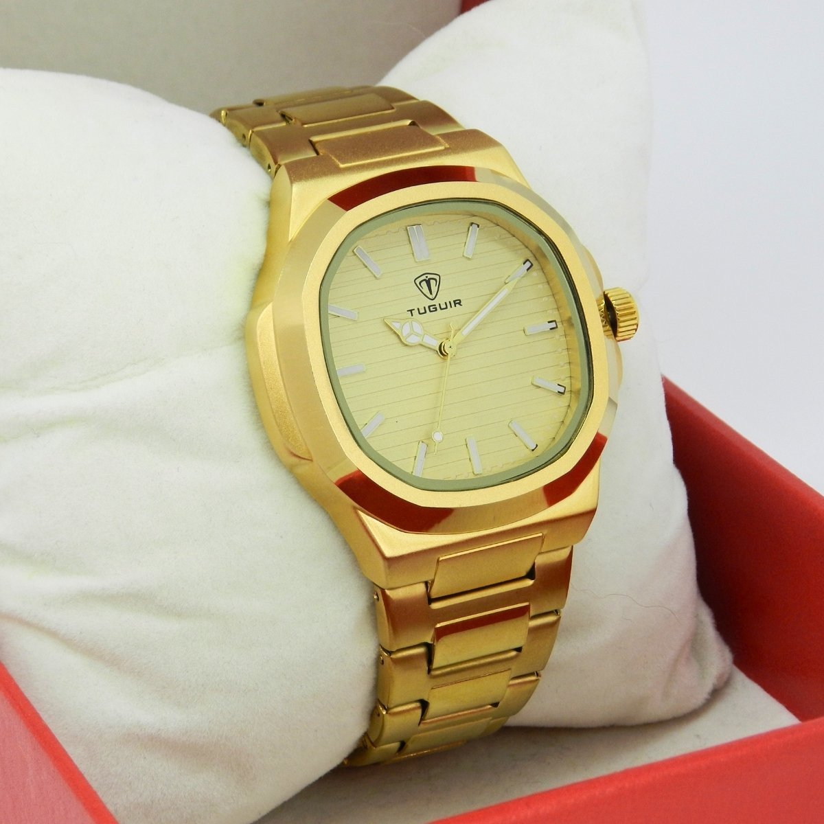 Relógio Unissex Tuguir Analógico 9218 Dourado Dourado 3
