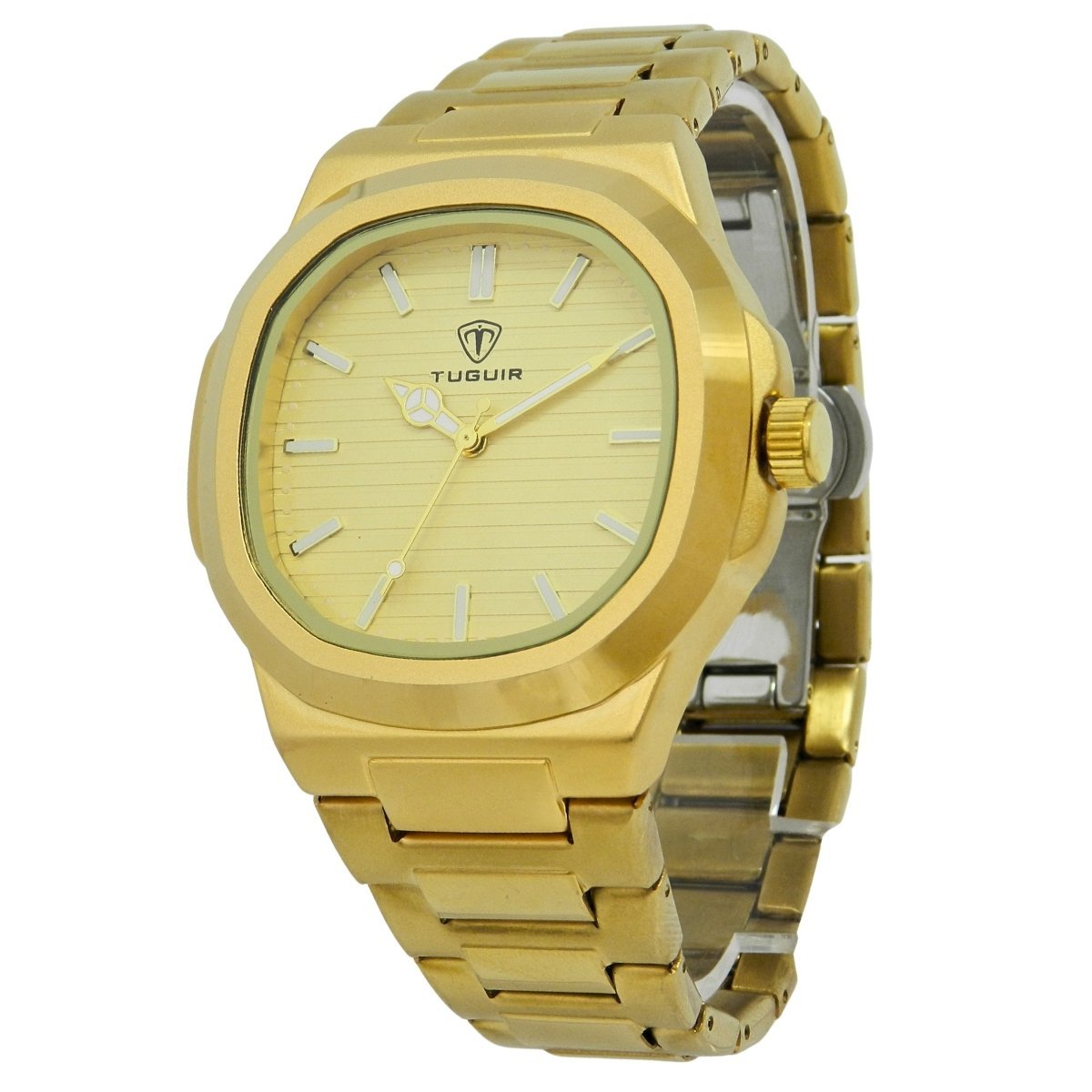 Relógio Unissex Tuguir Analógico 9218 Dourado Dourado 5