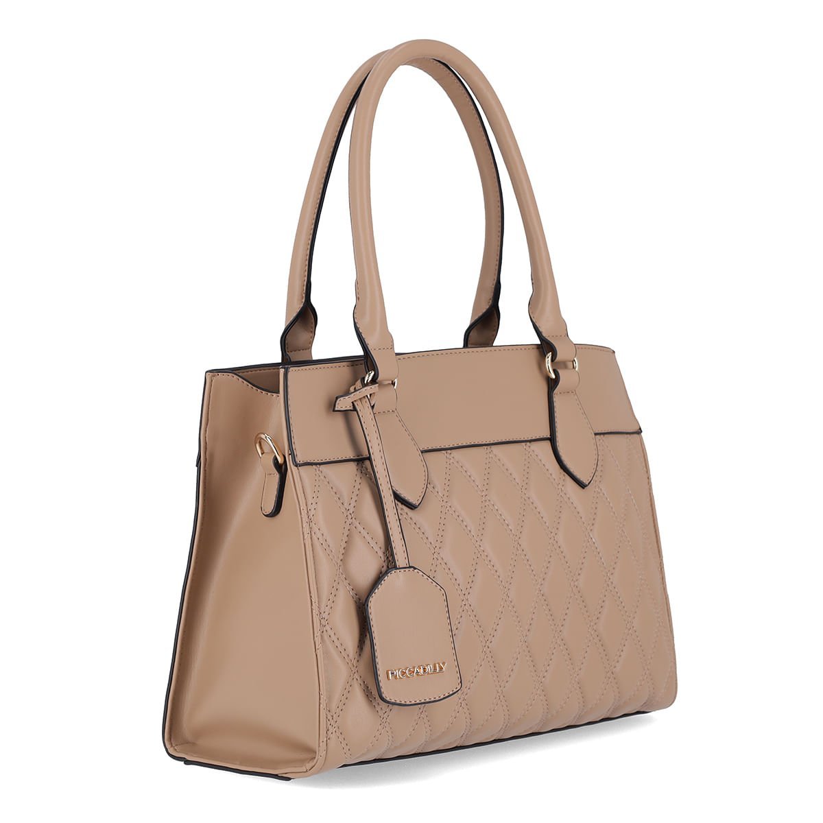 Bolsa Taci Tote Grande Nude Bege 2