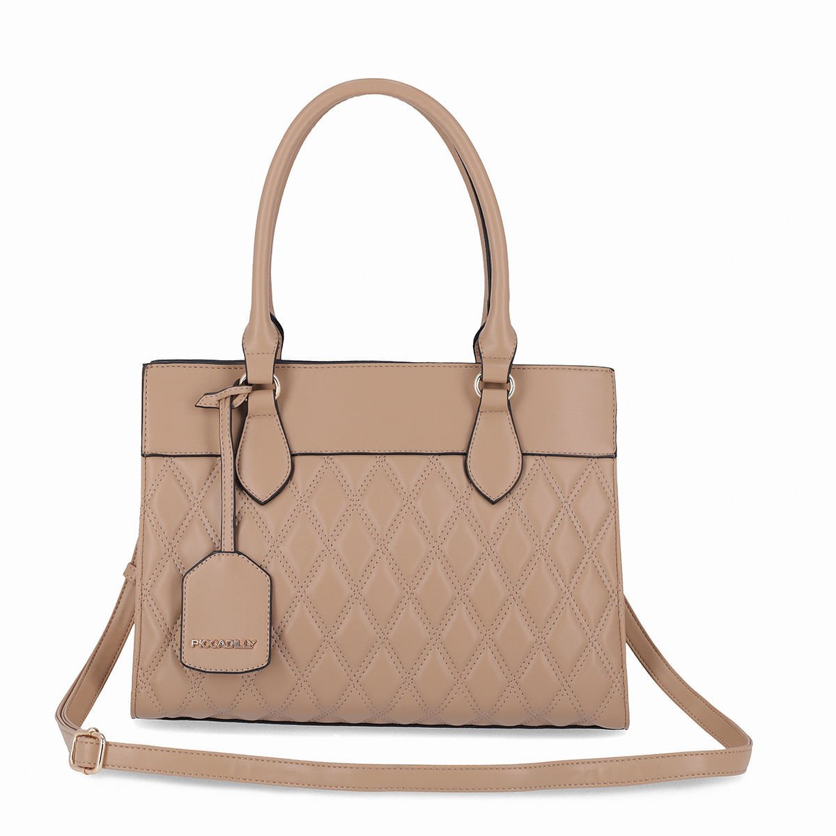 Bolsa Taci Tote Grande Nude Bege 3