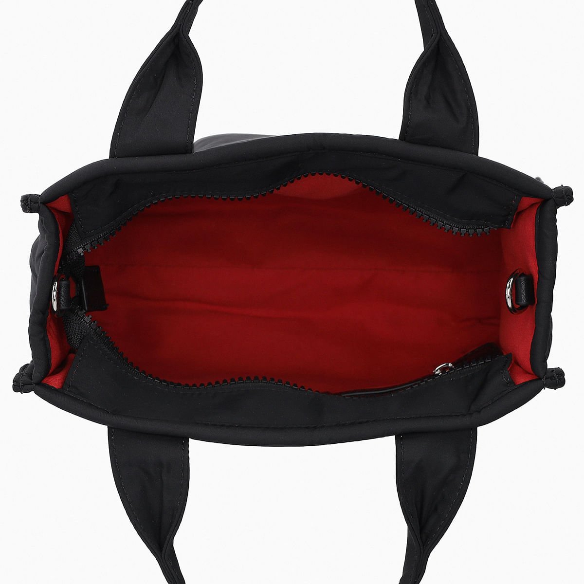 Bolsa Beta Tote Média Preto Preto 5