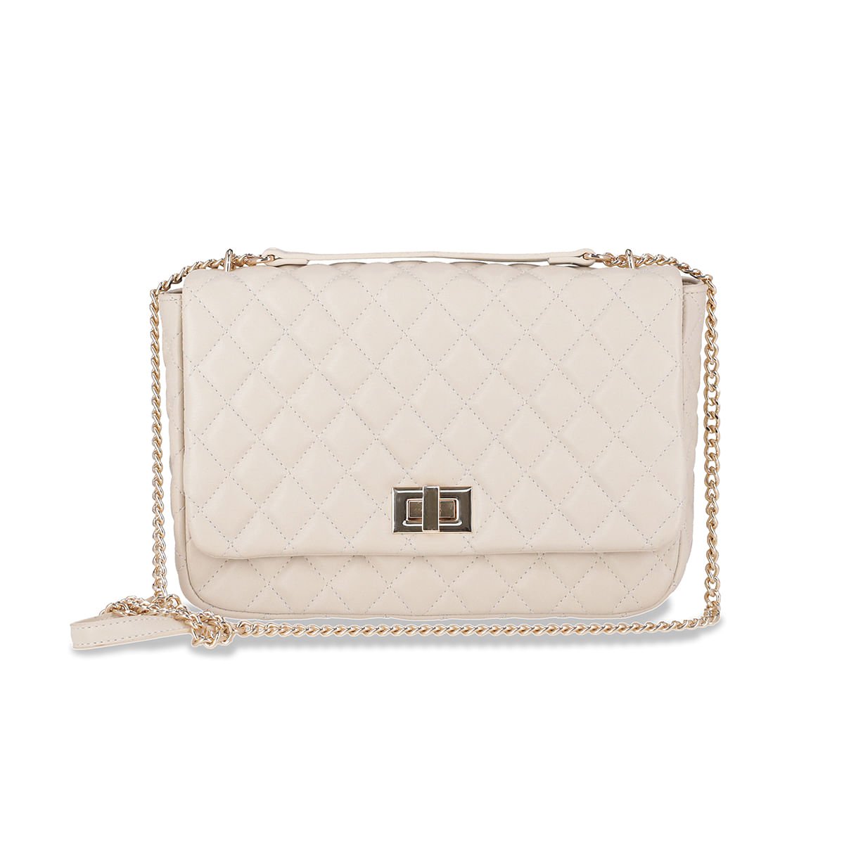 Bolsa Adriana Crossbody Média Off White