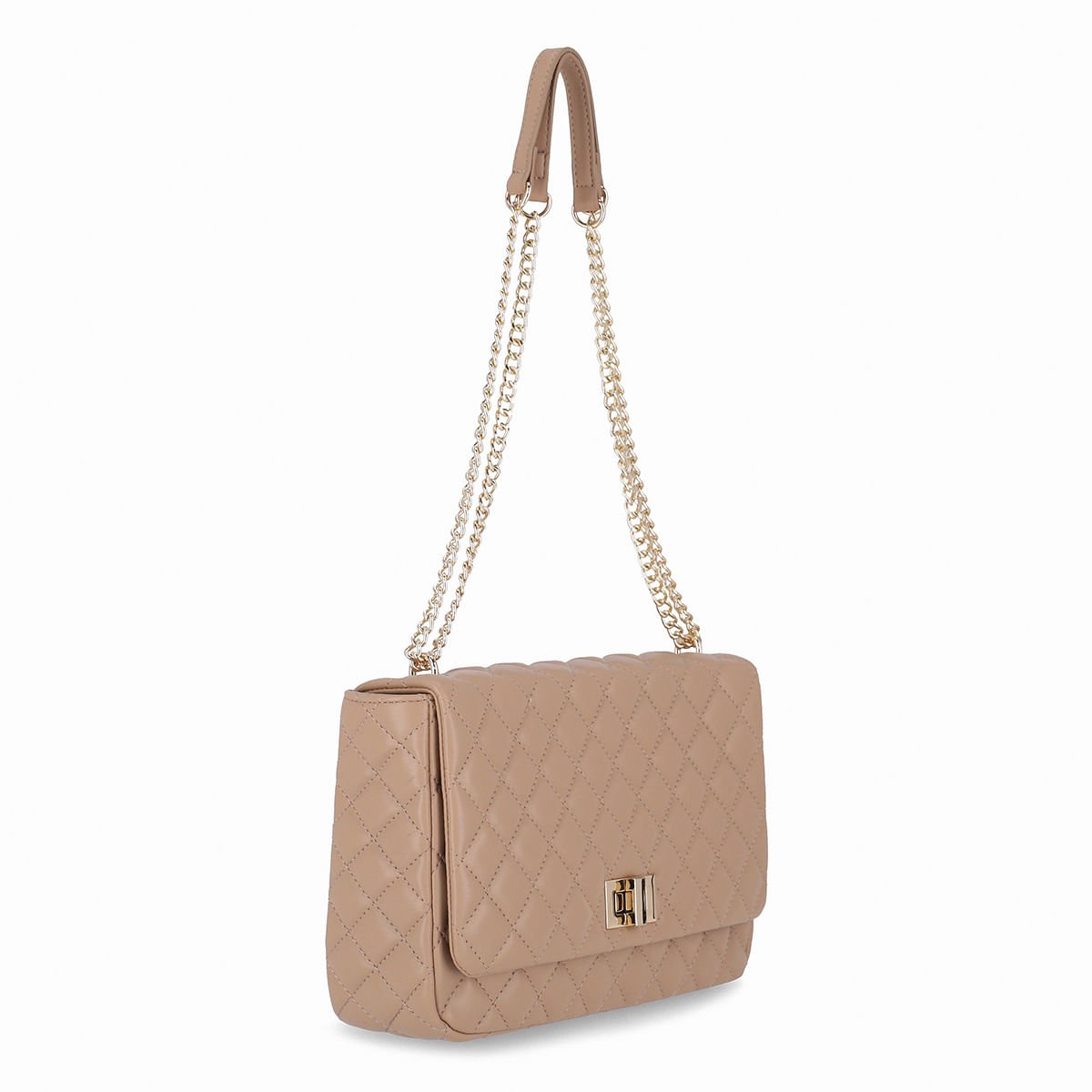 Bolsa Adriana Crossbody Média Nude Bege 2