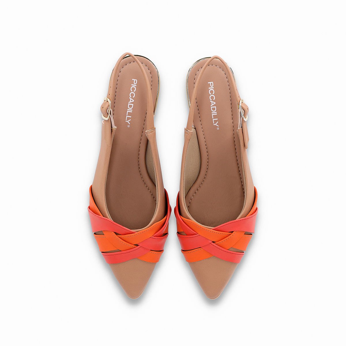 Slingback Piccadilly Ana Salto Baixo Multicores 3