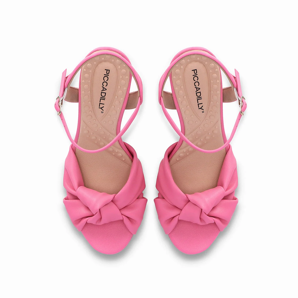 Sandália Cristine Salto Alto Rosa Chiclete Rosa 3