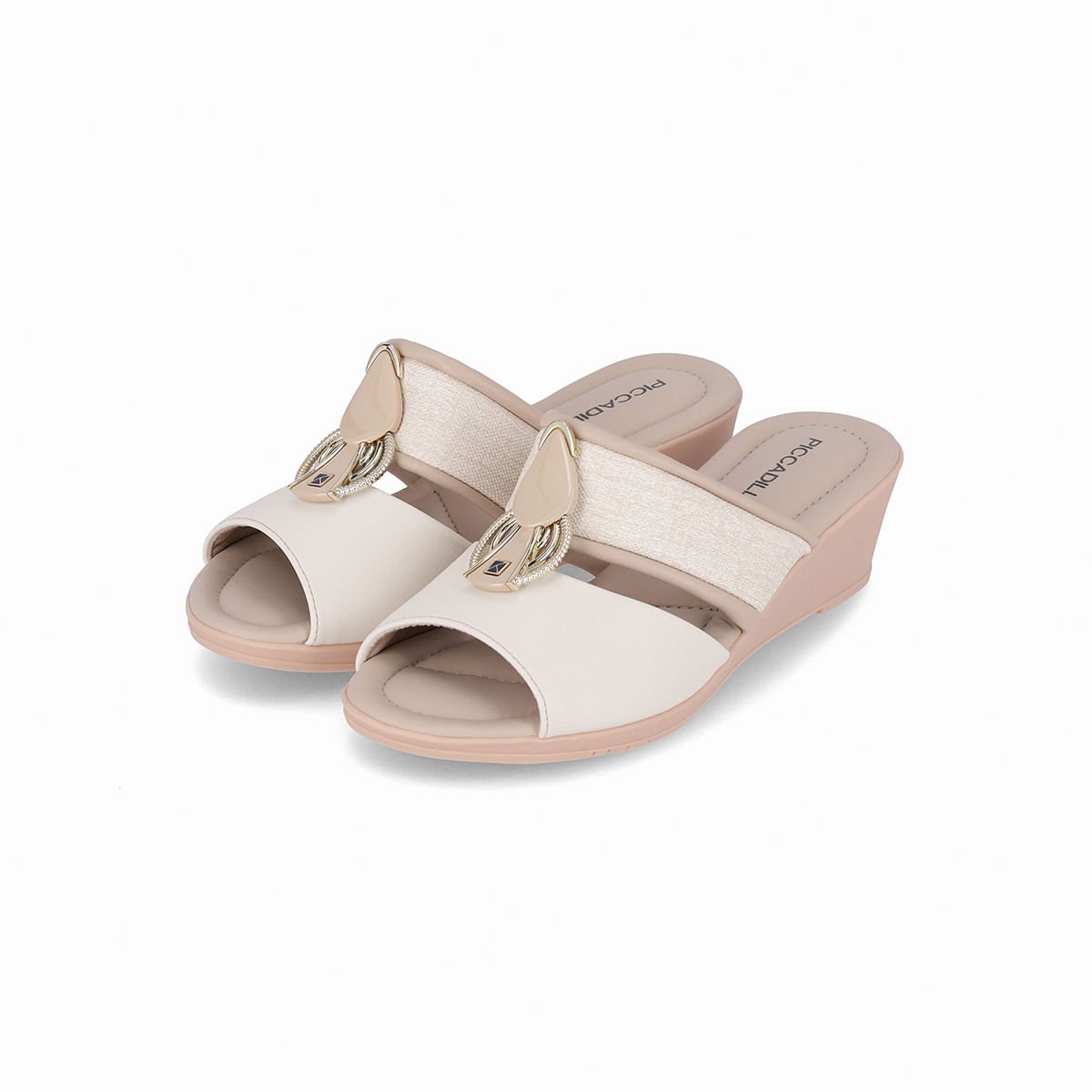 Slingback Carla Anabela Médio Marfim/Natural Bege 2