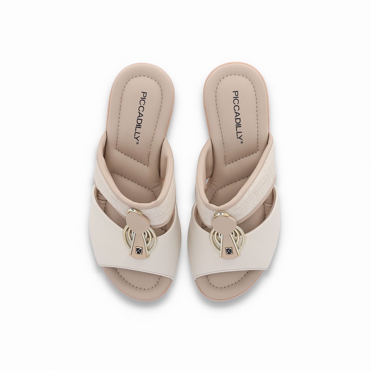 Slingback Carla Anabela Médio Marfim/Natural Bege 3