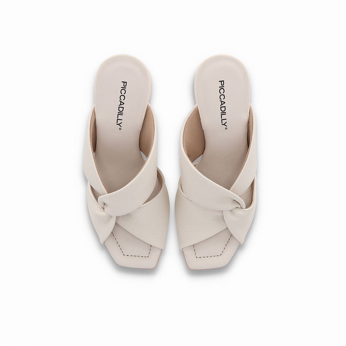 Tamanco Flavia Salto Alto Off White Branco 3