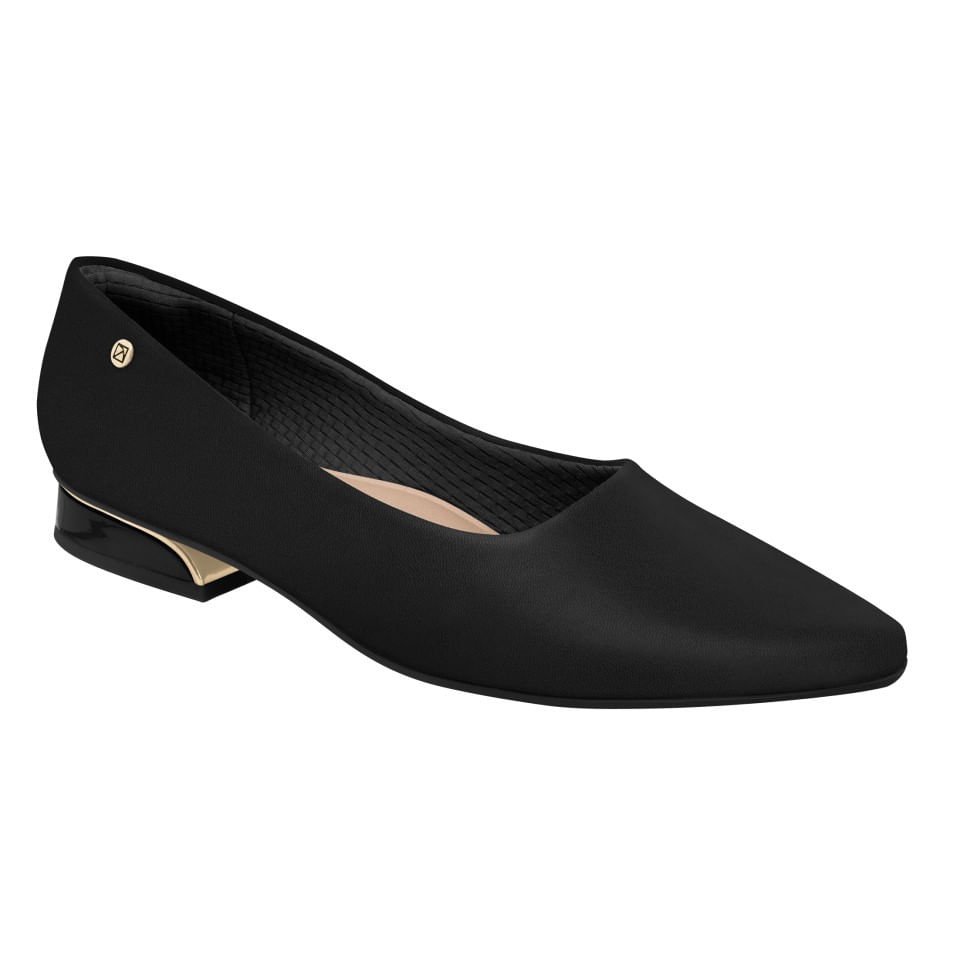 Sapato Social Piccadilly MAXI Feminino 1982 Preto