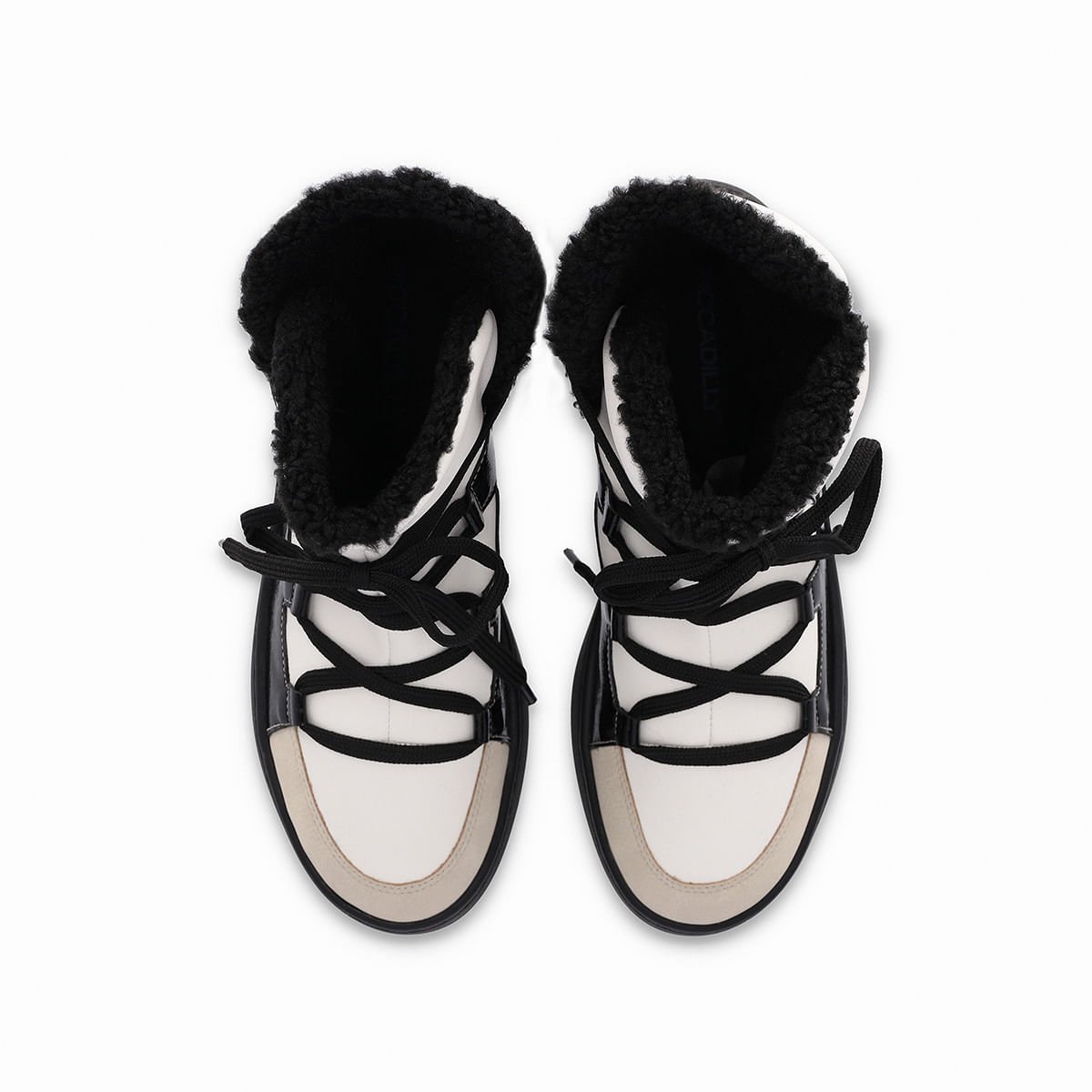 Bota Beta Cano Curto Salto Baixo Branco Branco 3