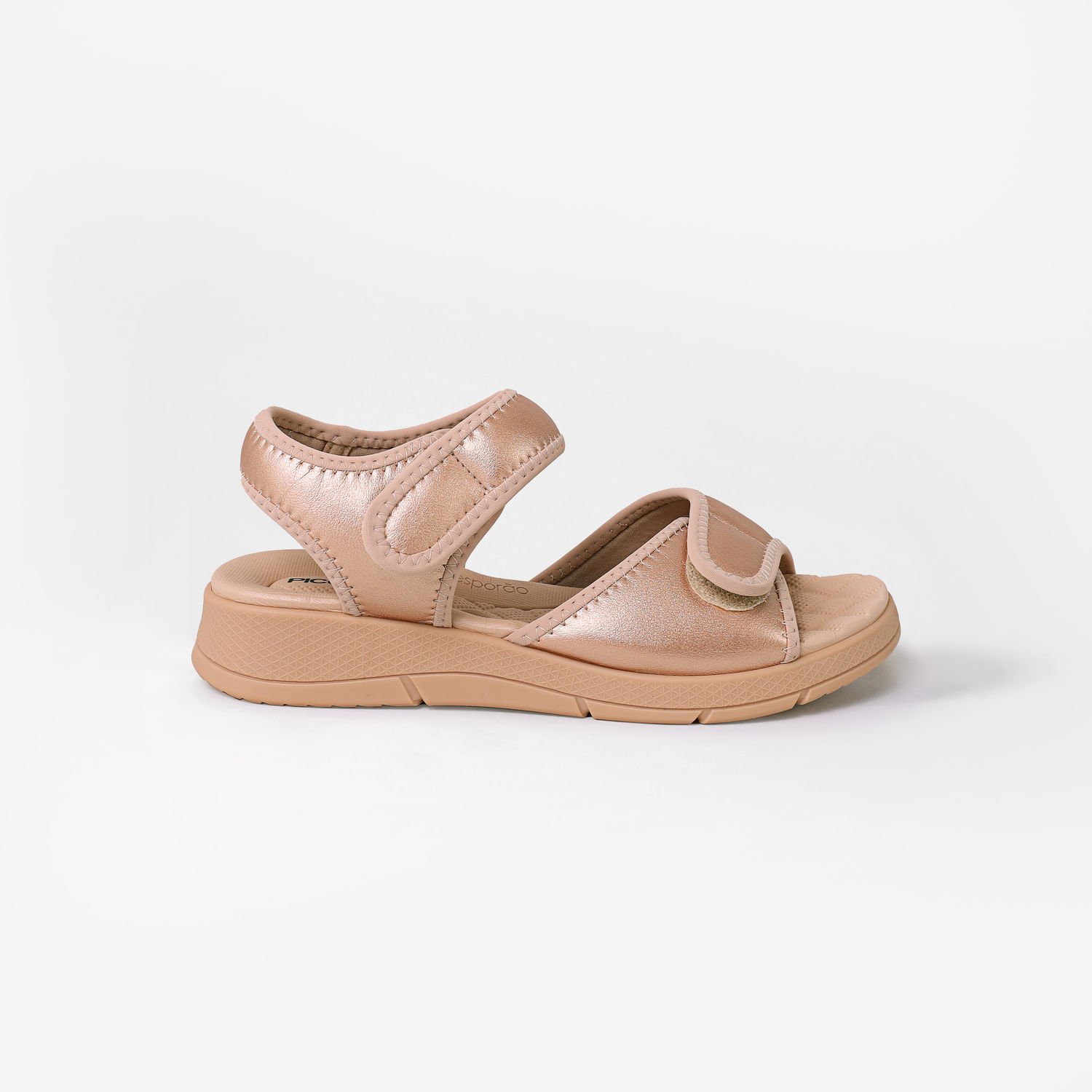 Papete Esporão Anabela Ouro Rosado Dourado 1