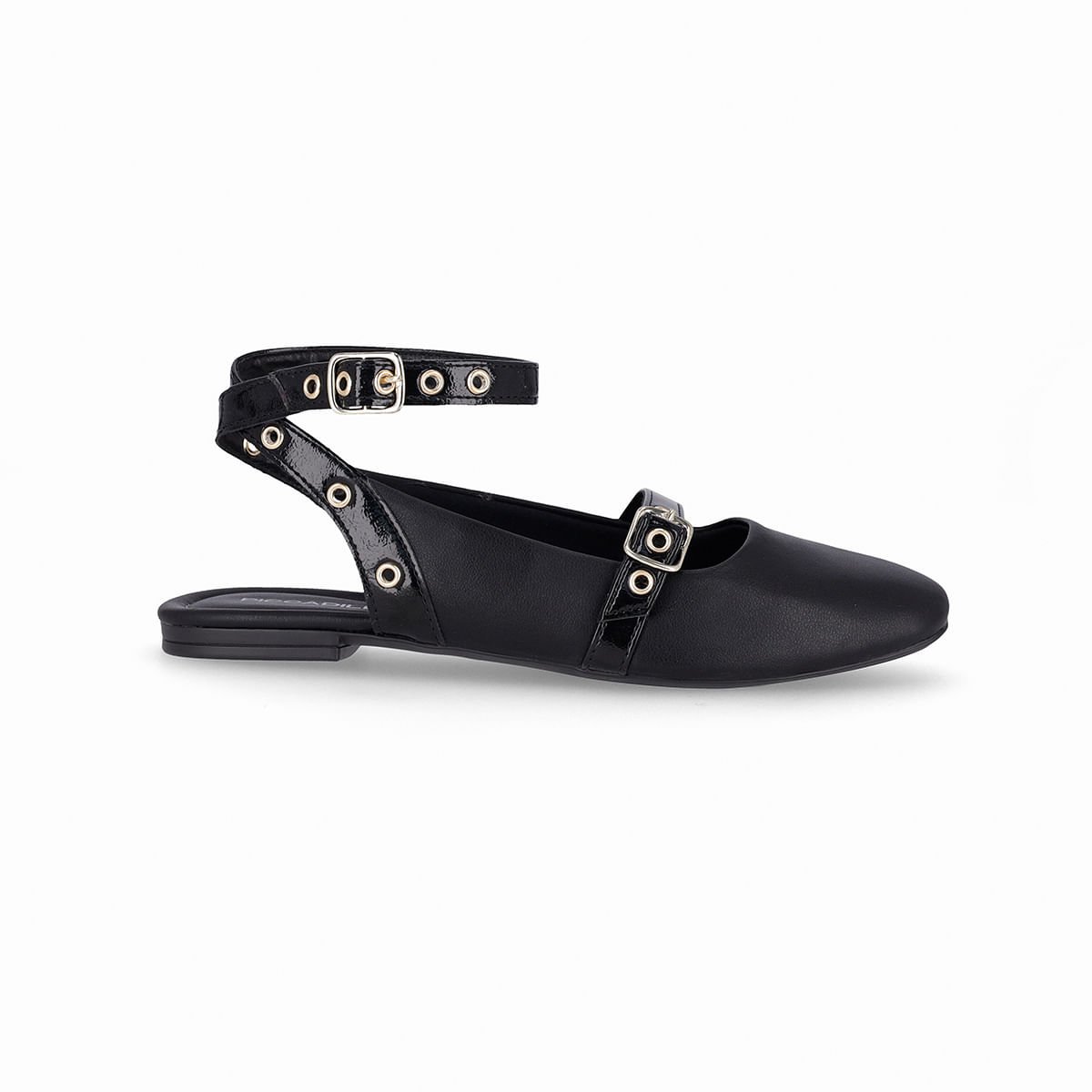 Sapatilha Slingback Tatiane Preto