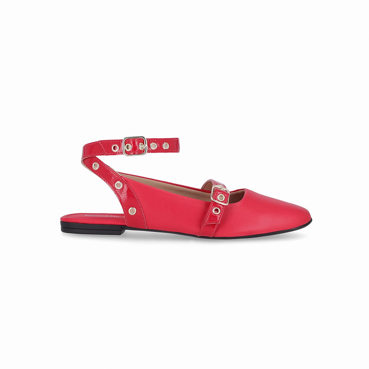 Sapatilha Slingback Tatiane Hibisco Vermelho 1