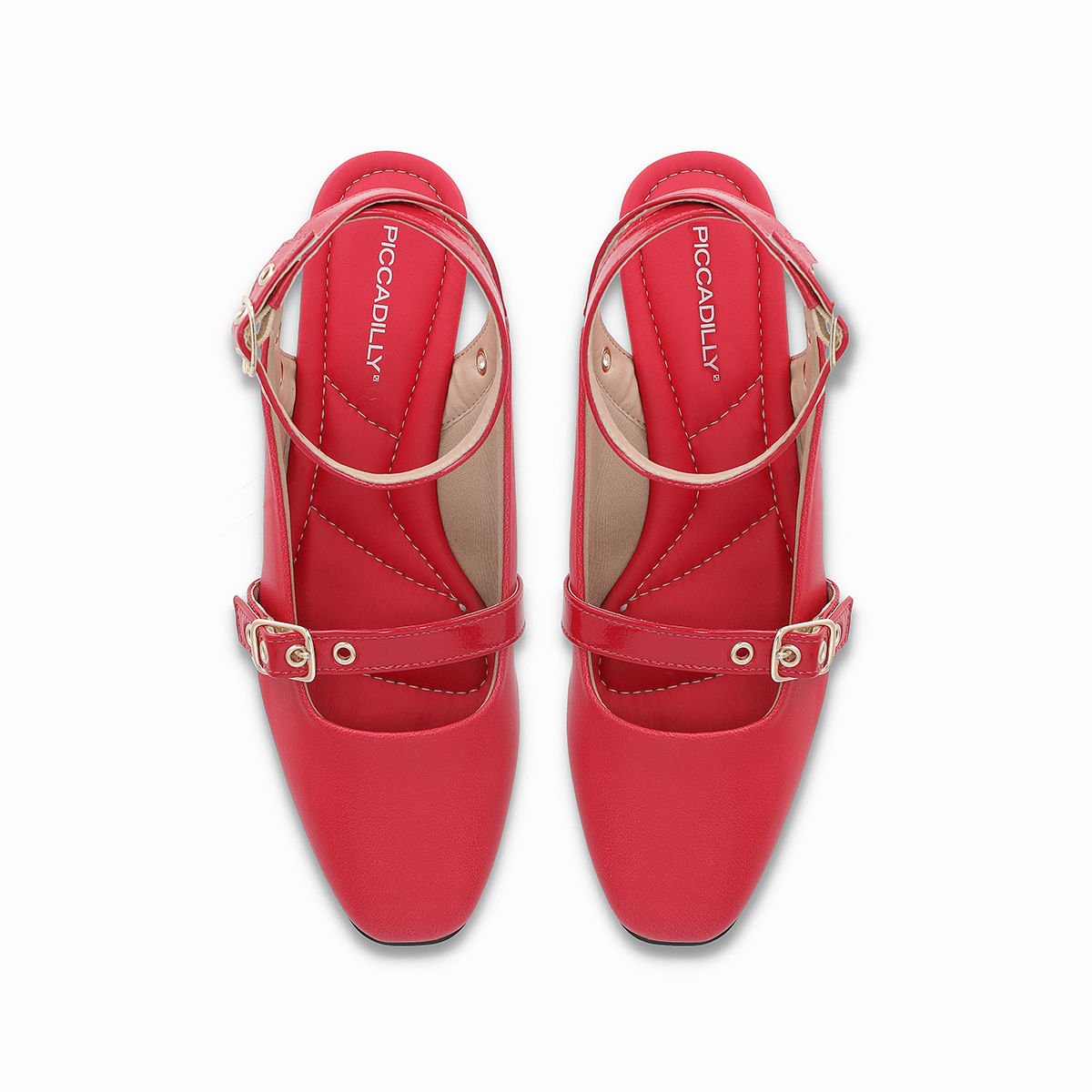Sapatilha Slingback Tatiane Hibisco Vermelho 3