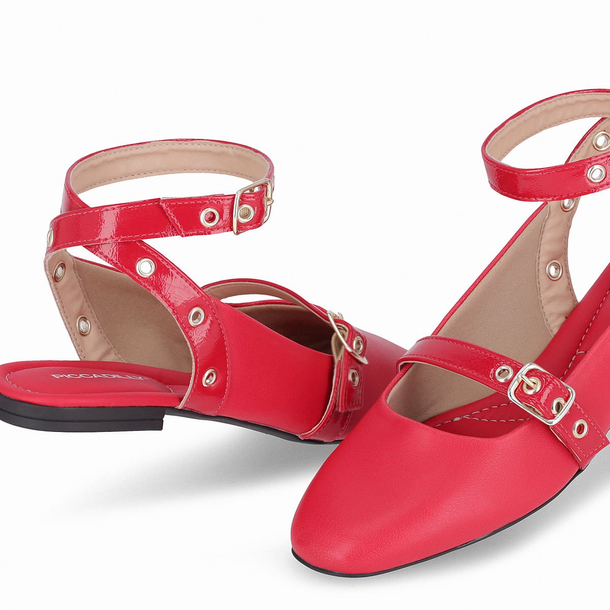 Sapatilha Slingback Tatiane Hibisco Vermelho 4