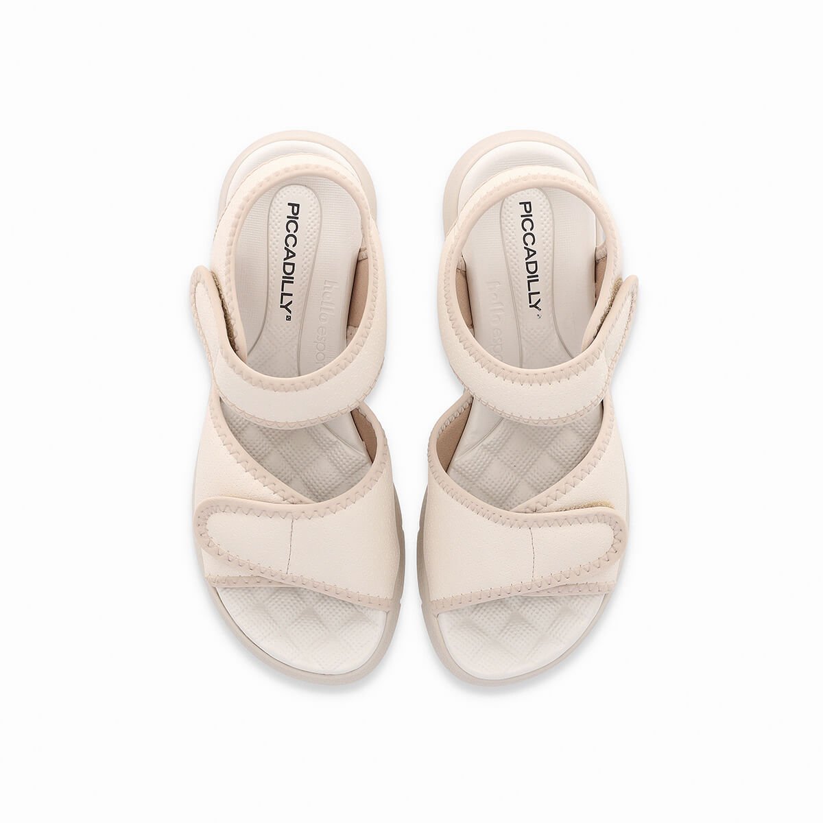 Papete Esporão Anabela Off White com Marfim Branco 4