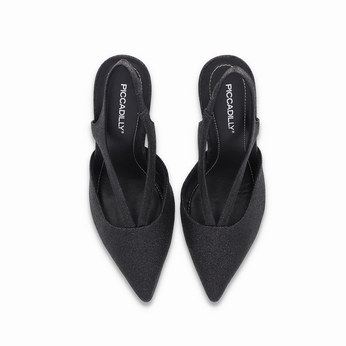 Sapato Slingback Silvana Salto Alto Preto Absoluto/Preto Preto 3