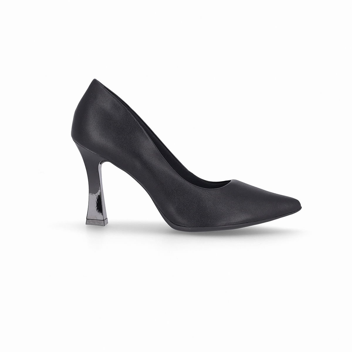 Scarpin Silvana Salto Alto Preto Preto 1