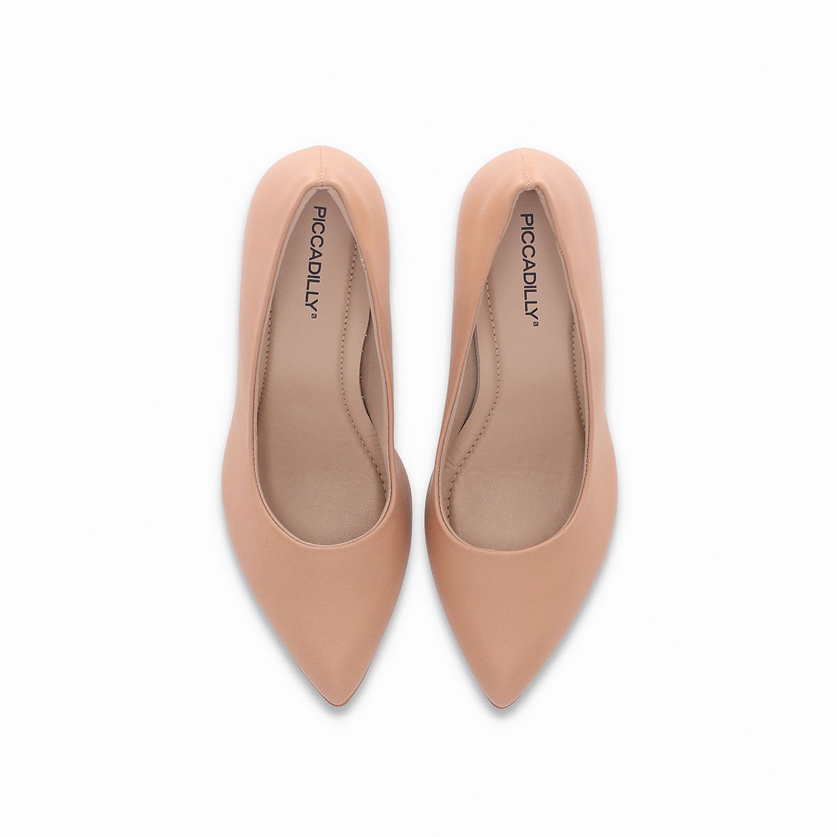 Scarpin Luiza Salto Alto Amendoa Bege 3