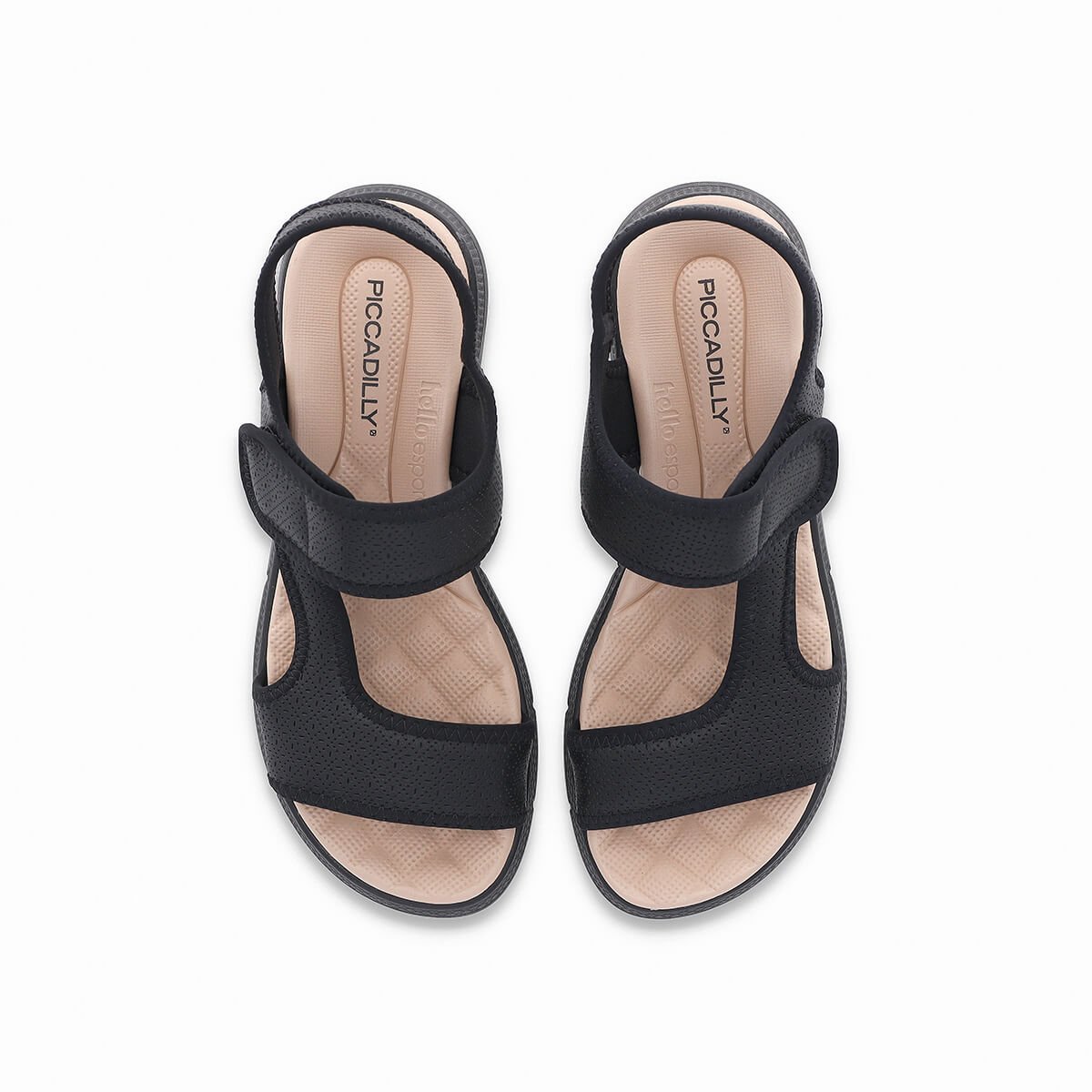 Papete Esporão Anabela Preto Preto 3