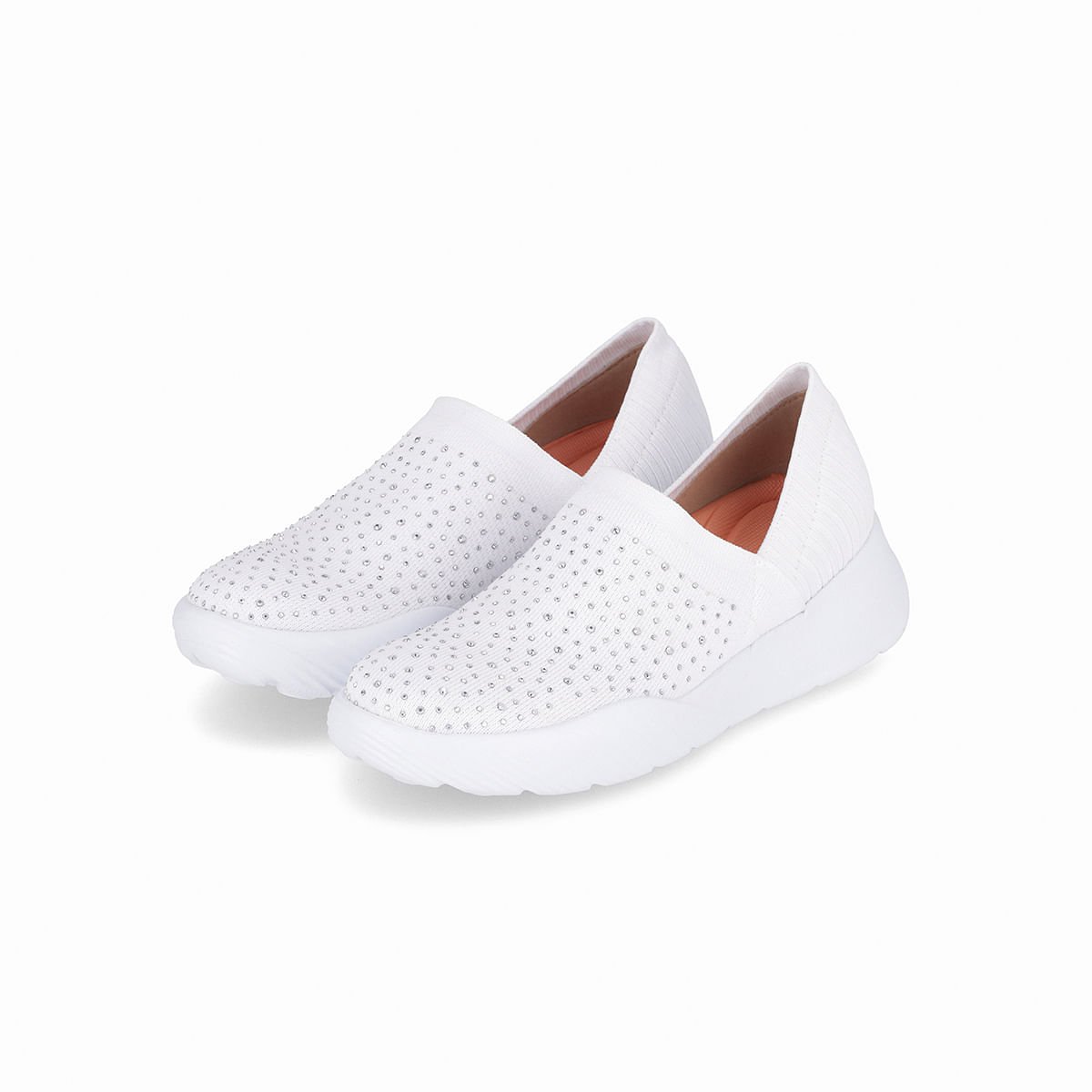 Tênis Fascite Anabela Branco Branco 2