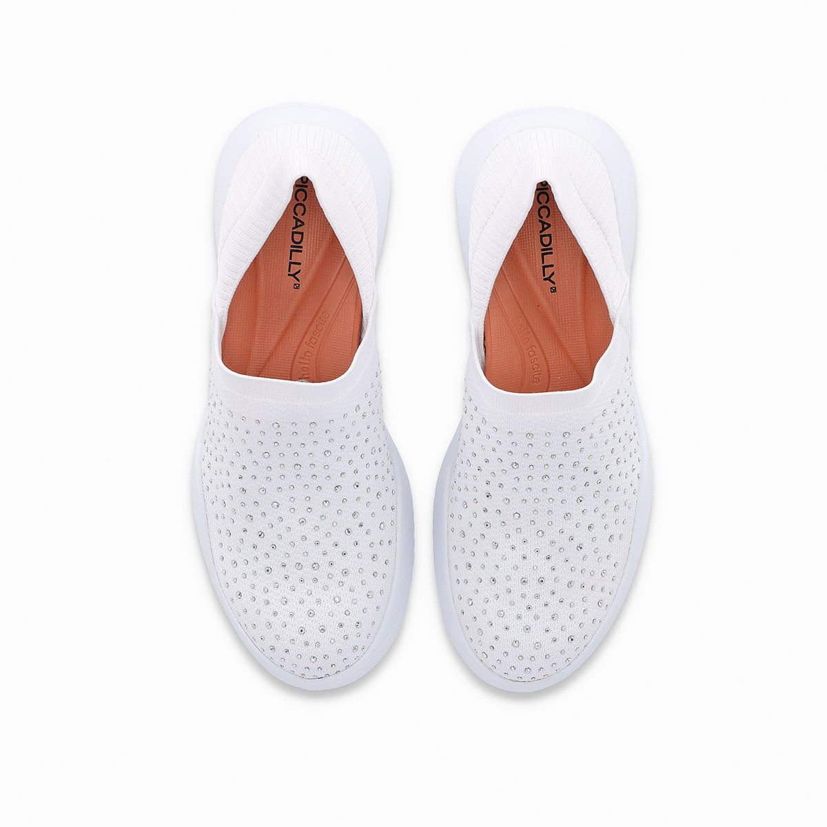 Tênis Fascite Anabela Branco Branco 3