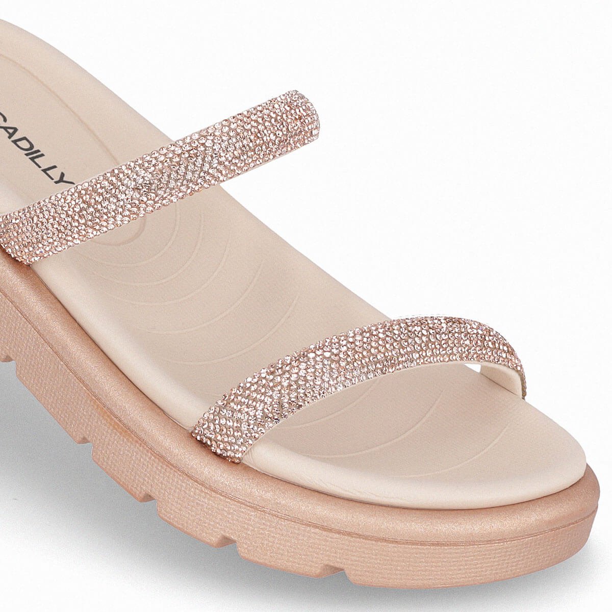 Tamanco Gabriela Salto Anabela Baixo Rosa 3