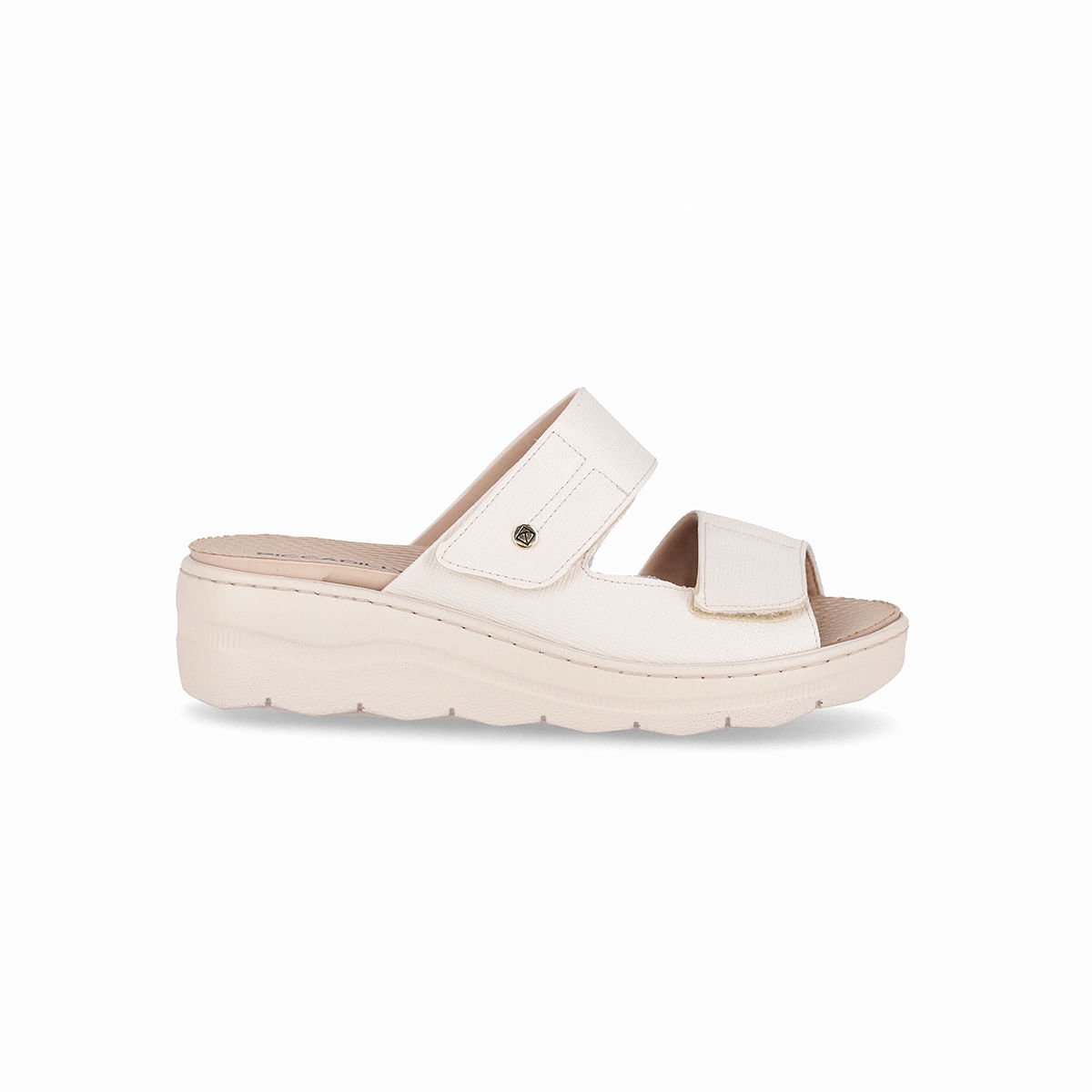 Tamanco Spa Anabela Off White Branco 1