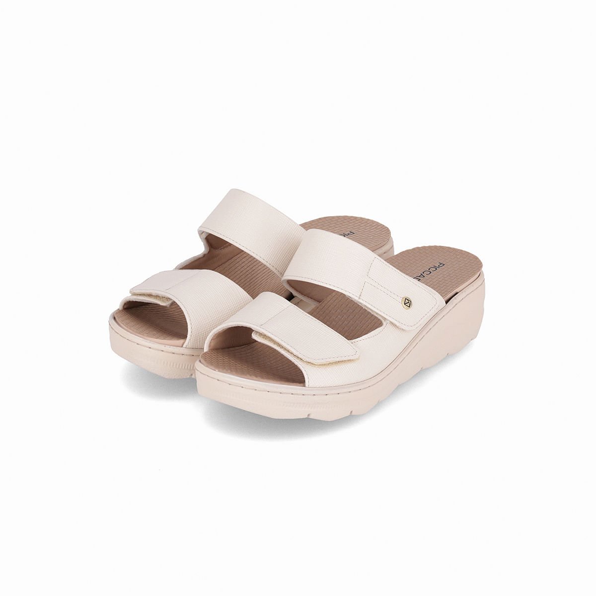 Tamanco Spa Anabela Off White Branco 2