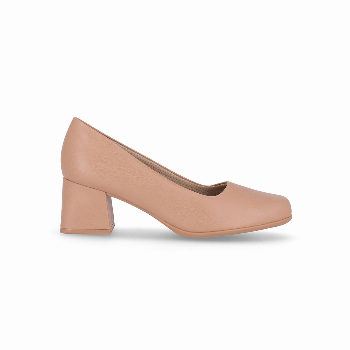 PICCADILLY MAXI – Sapato Estela Salto Médio Amendoa Bege 1
