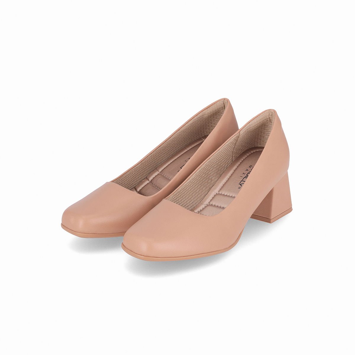 PICCADILLY MAXI – Sapato Estela Salto Médio Amendoa Bege 2