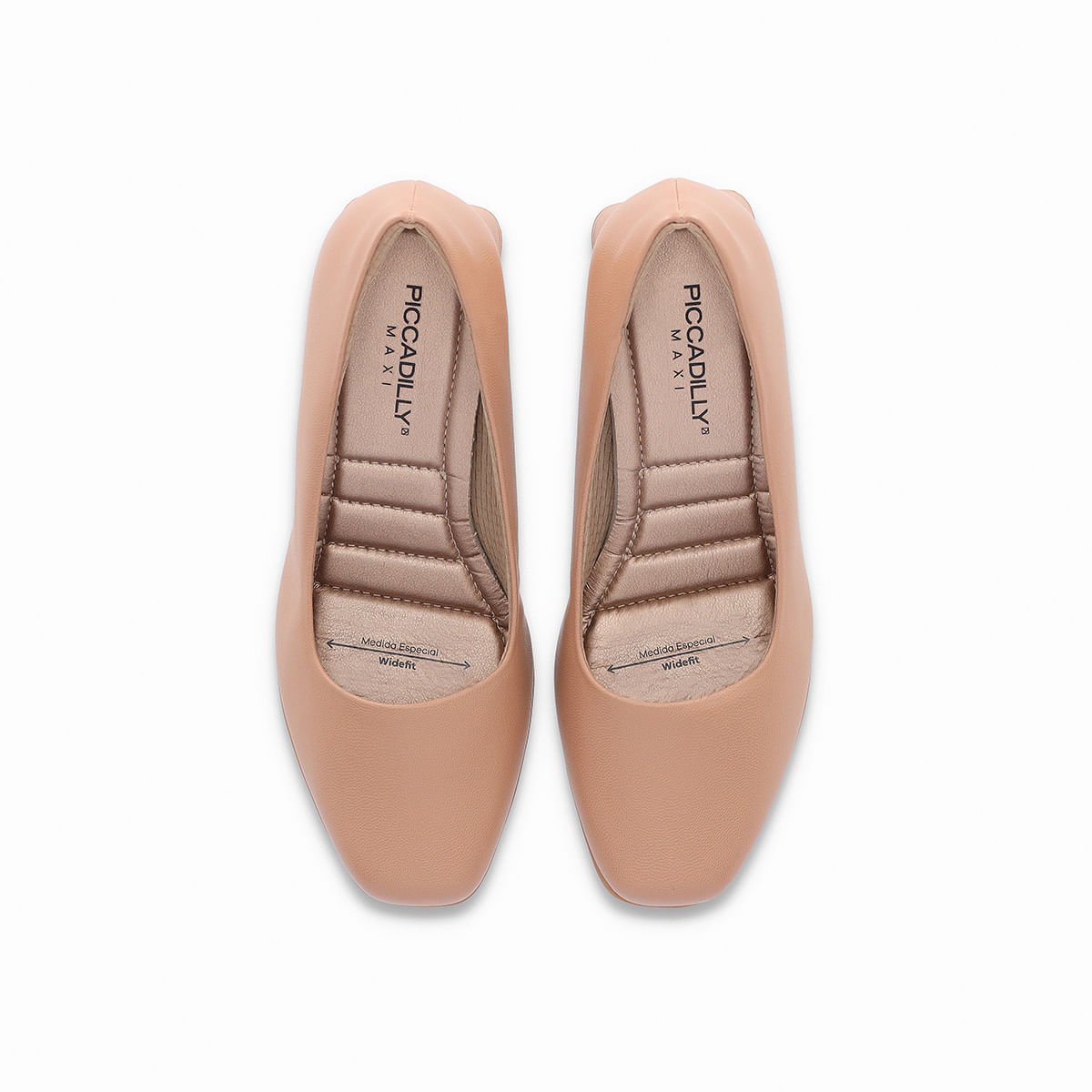 PICCADILLY MAXI – Sapato Estela Salto Médio Amendoa Bege 3