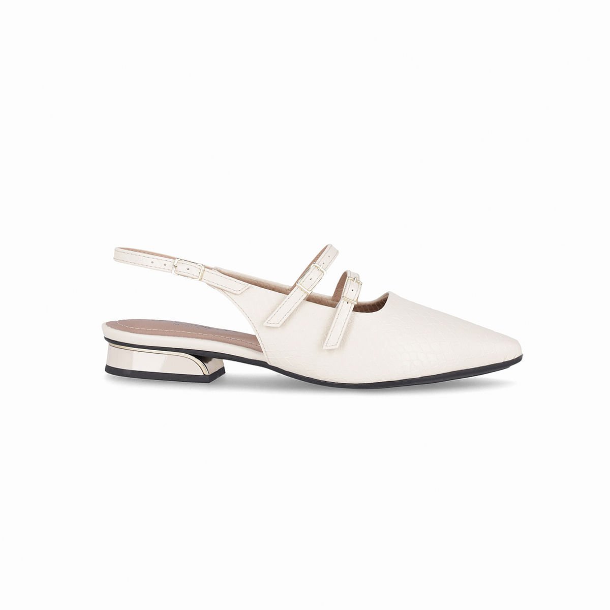 PICCADILLY MAXI - Slingback Silvia Off White Branco 1