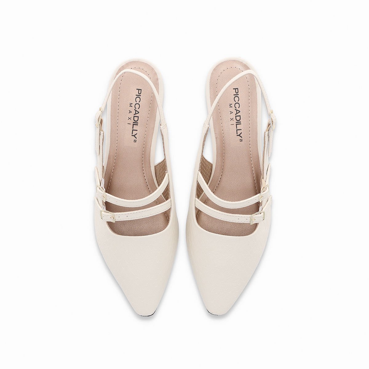 PICCADILLY MAXI - Slingback Silvia Off White Branco 3