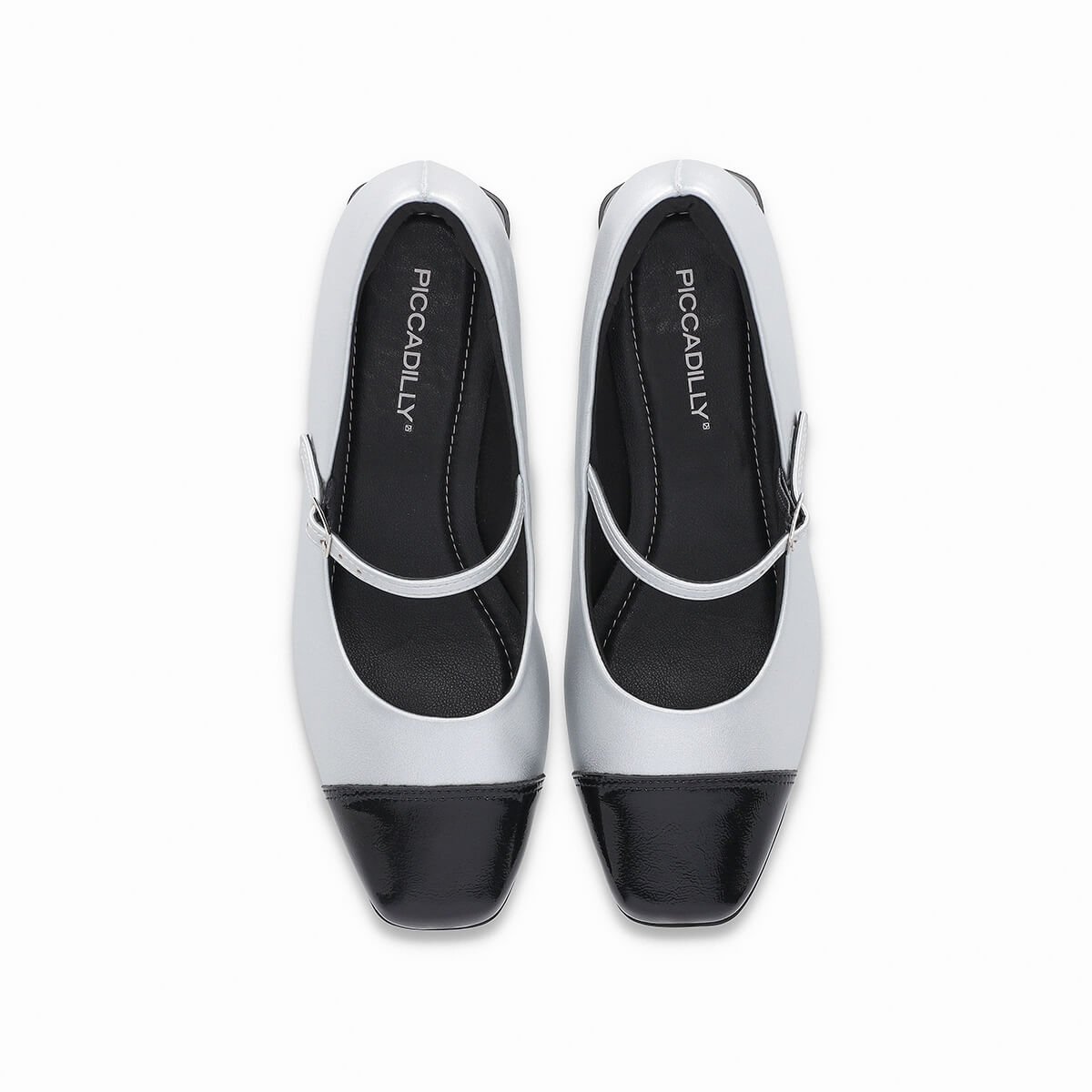 Sapato Boneca Tati Salto Médio Prata Prata 3