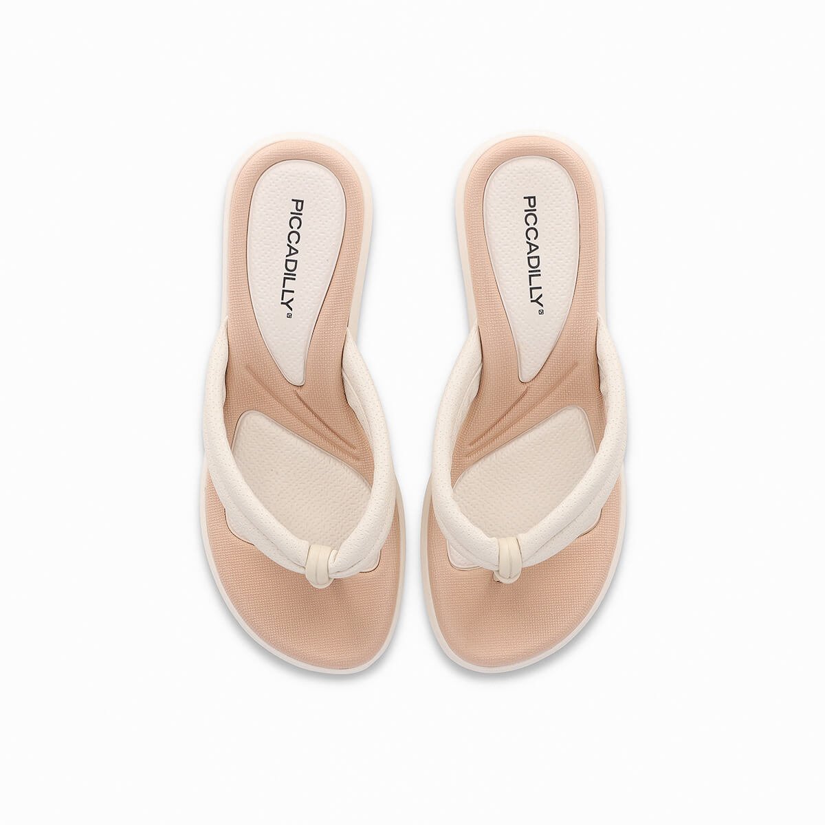 Chinelo Cecilia Anabela Médio Off White Branco 3