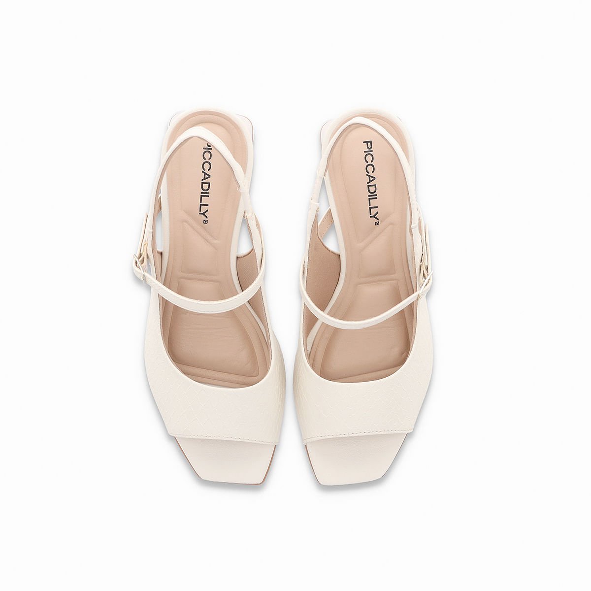 Sapato Slingback Renee Off White Branco 3