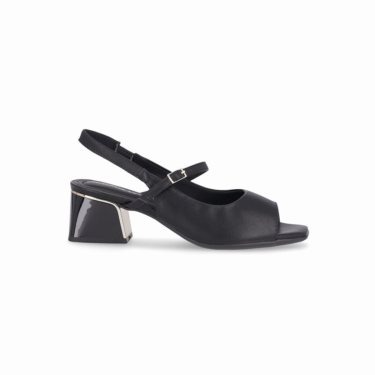 Sapato Slingback Renee Preto Preto 1