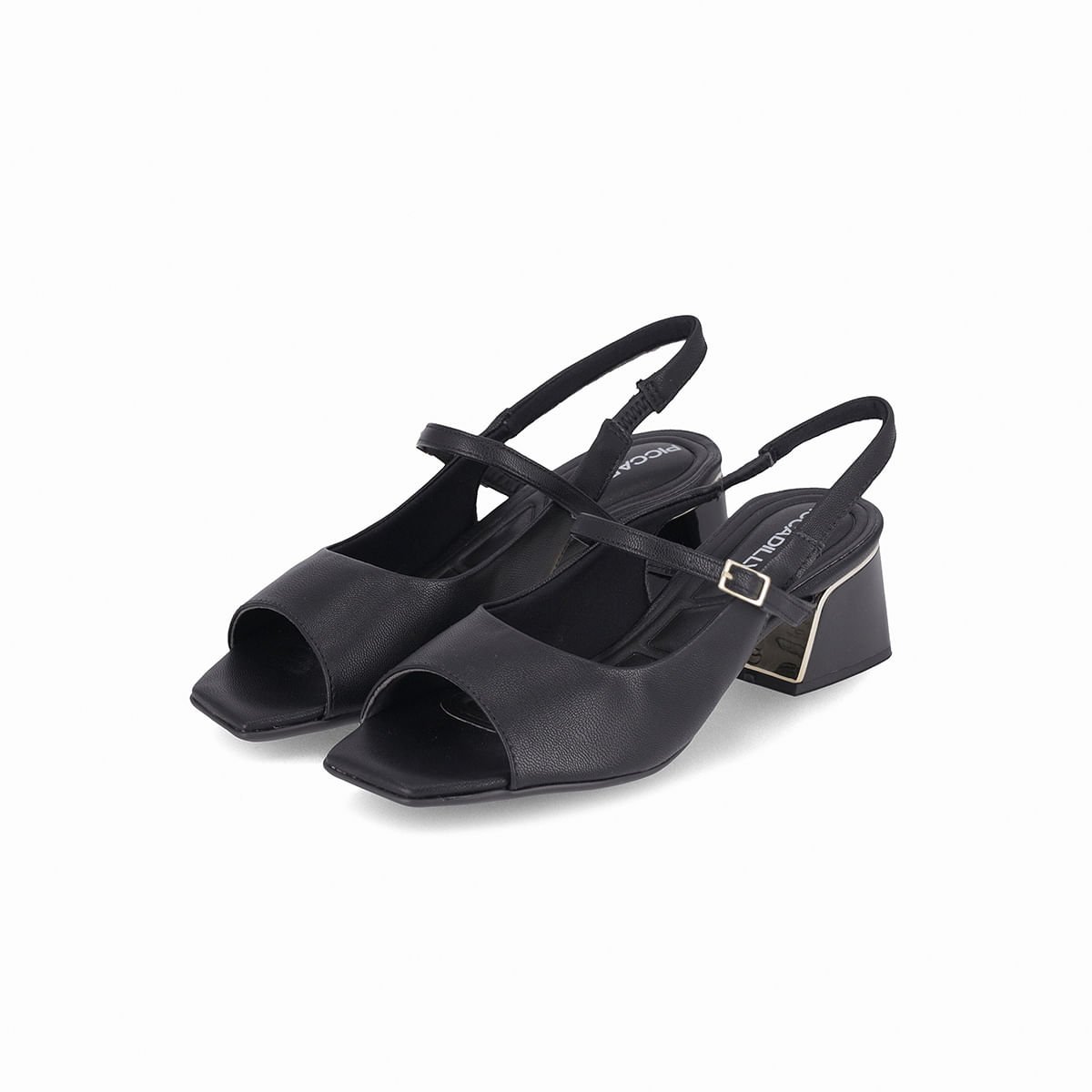Sapato Slingback Renee Preto Preto 2
