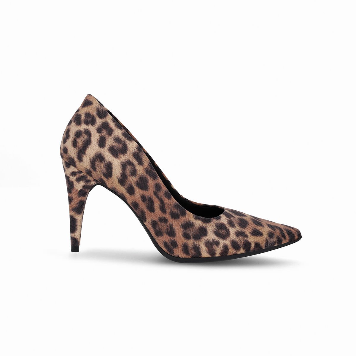 Scarpin Silvana Salto Alto Animal Print Marrom 1