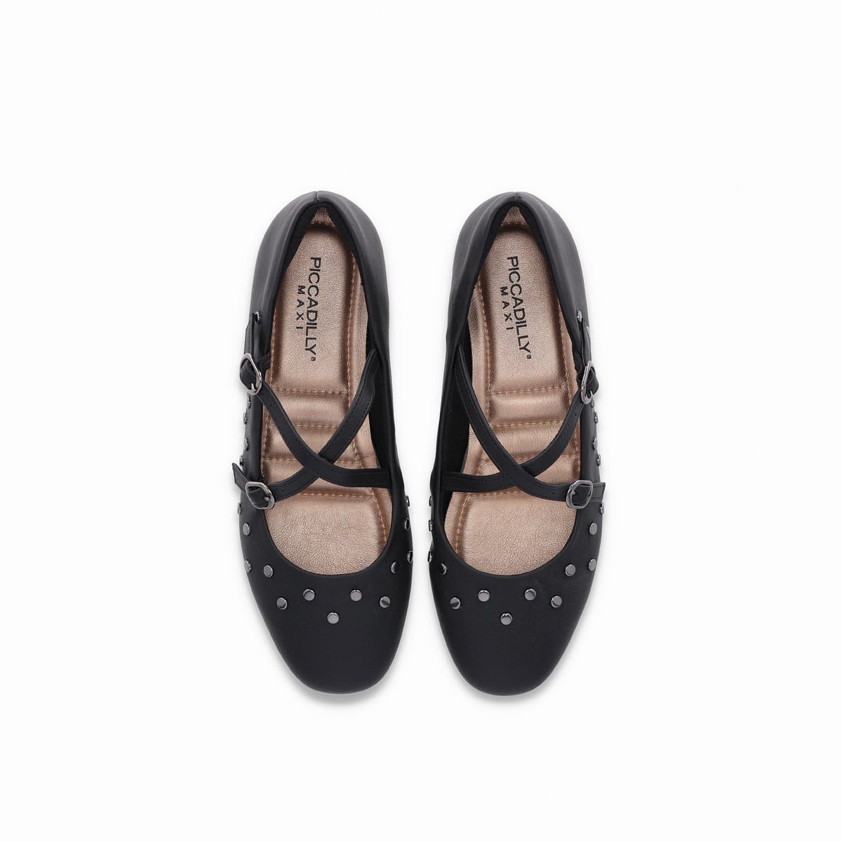 PICCADILLY MAXI - Sapatilha Michele Salto Baixo Preto Preto 3