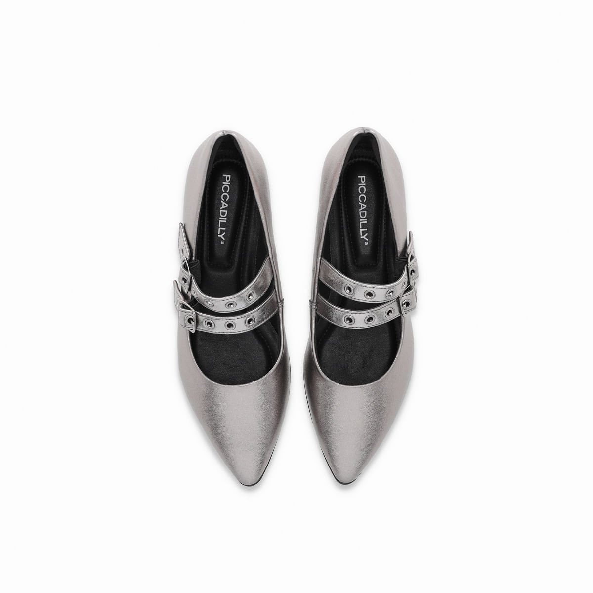 Sapatilha Ana Salto Baixo Pewter Pewter 3