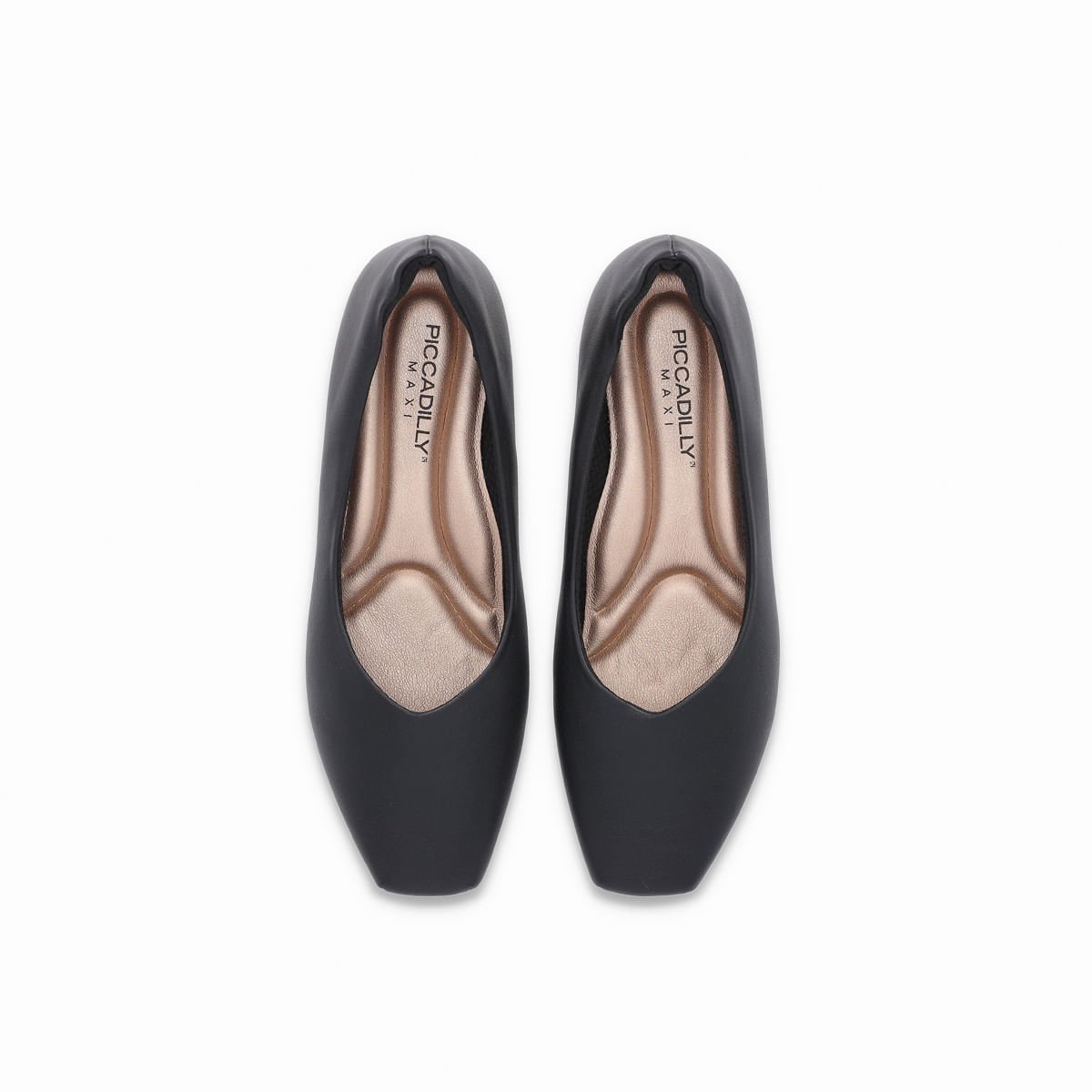 PICCADILLY MAXI - Sapatilha Fernanda Salto Baixo Preto Preto 3