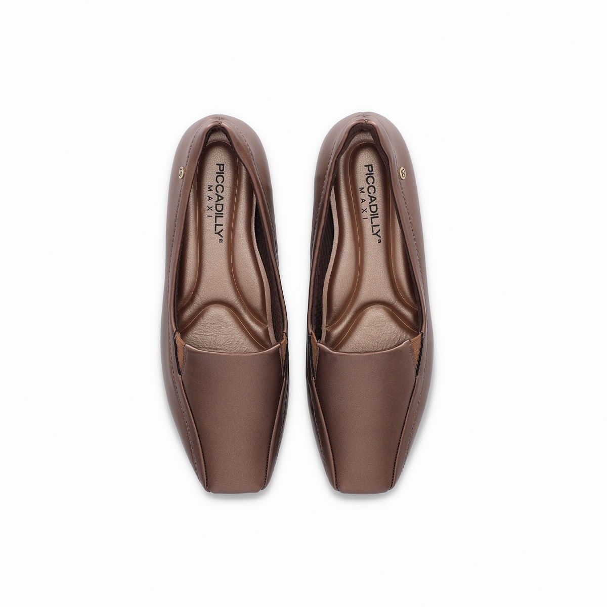PICCADILLY MAXI - Sapato Fernanda Salto Baixo Bronze Bronze 3