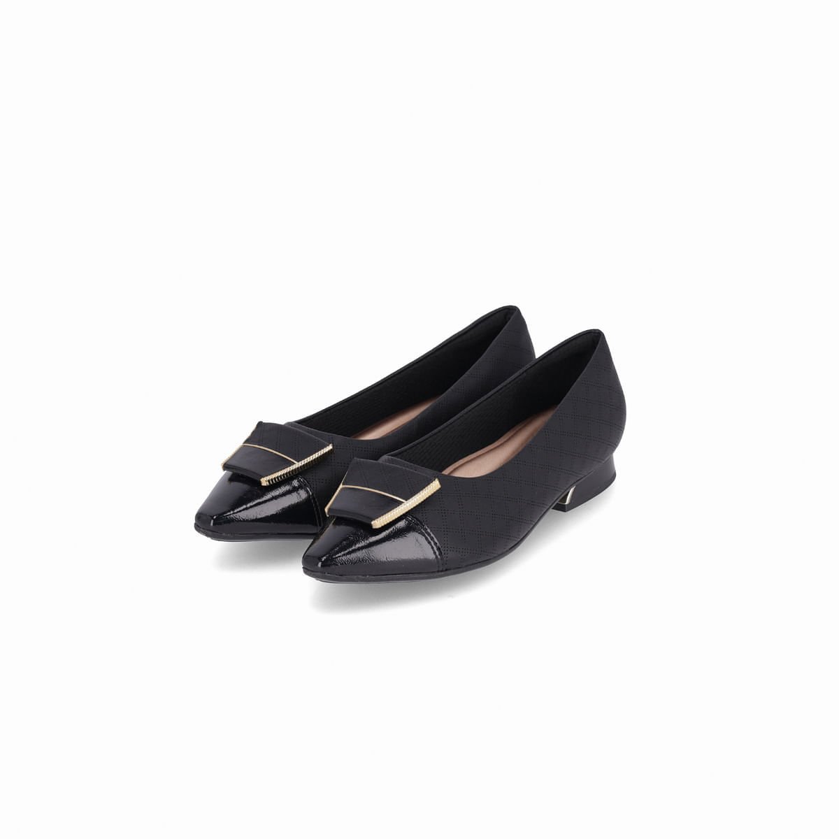 PICCADILLY MAXI - Sapato Silvia Salto Baixo Preto Preto 2