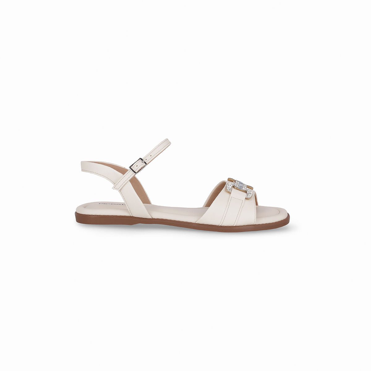 Sandália Rasteirinha Gabi Off White Off White 1