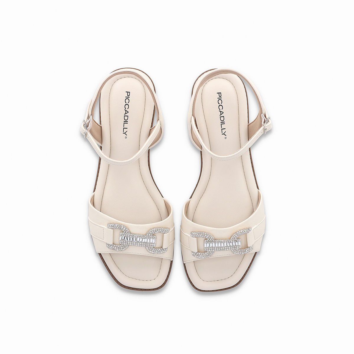 Sandália Rasteirinha Gabi Off White Off White 3