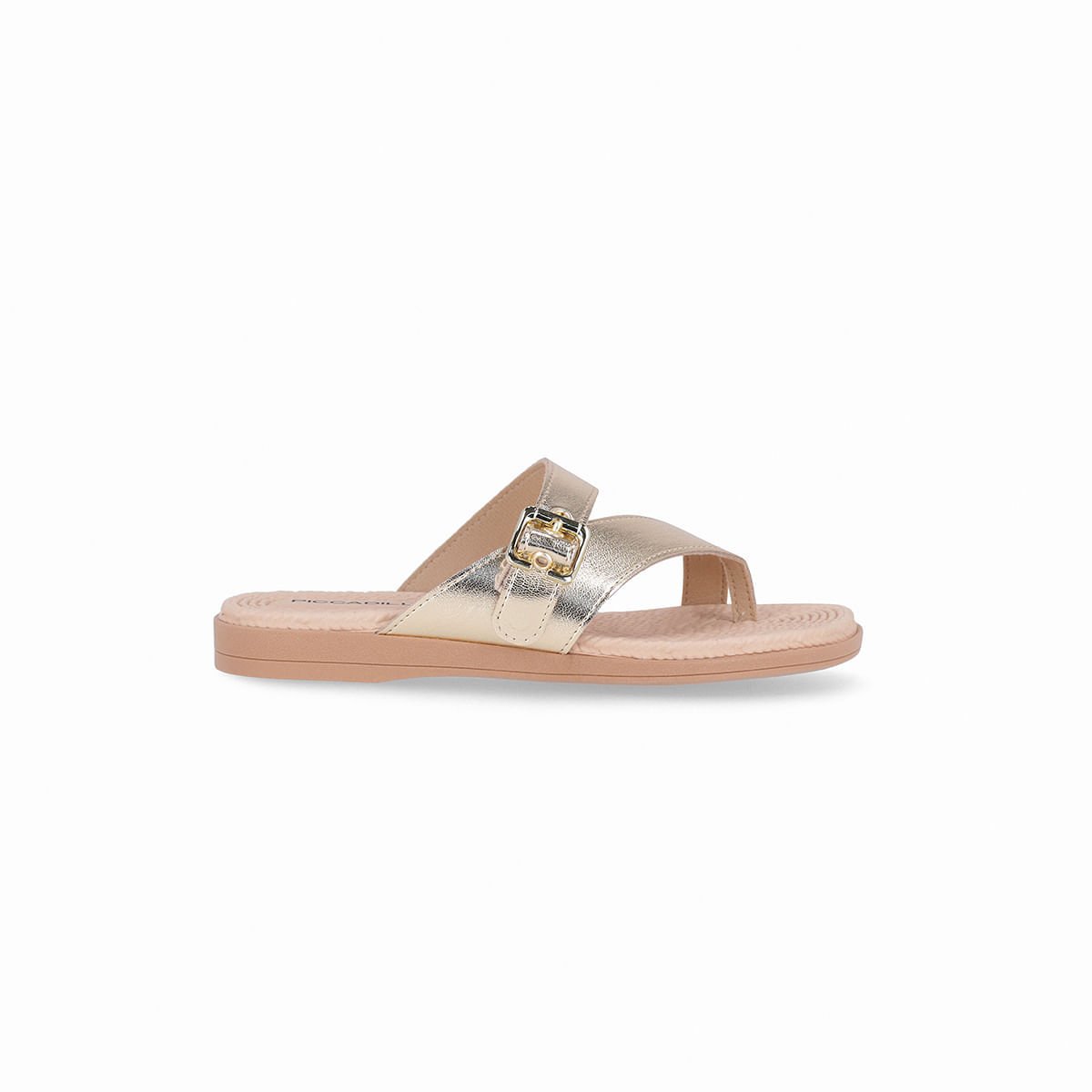 Chinelo Rasteirinha Adla Ouro Ouro 1